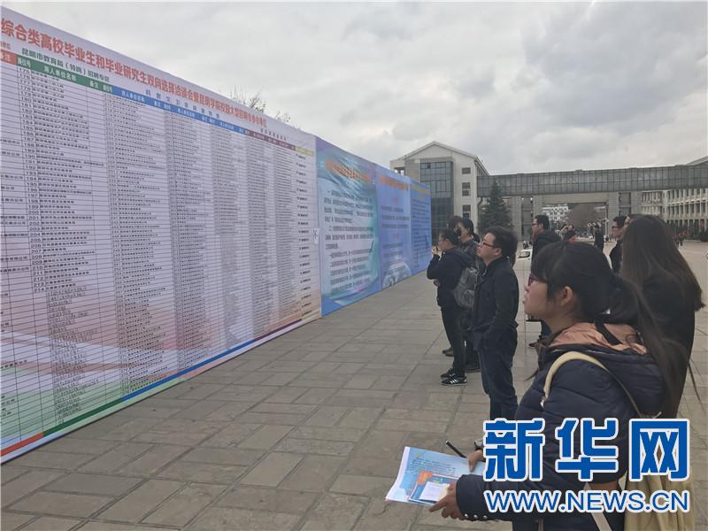 云南省综合类高校毕业生双选会在2023白菜网总站大全举行